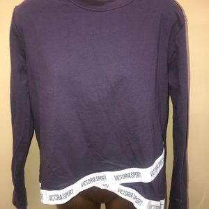 Victoria sport purple pullover sweatshirt size M